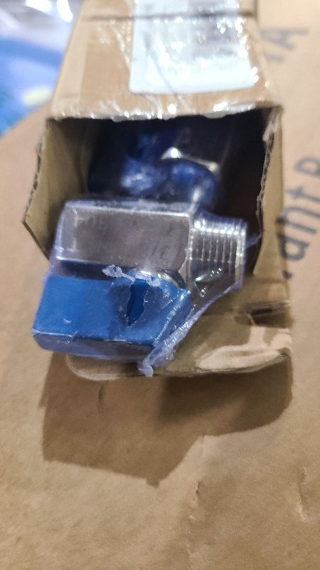 Photo 1 of 2 Pack 3/8" Mini Ball Valve, 304 Stainless Steel Valve NPT Female x Male Thread Shut-Off Valves for Small Compact Space (2, 3/8 Inch)