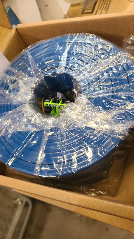 Photo 1 of 15.75 Ft Flex Track for Kids, Flexible Race Track Compatible with Hot Wheels and Diecast 1/64th Cars, Roll-Up Portable Race Car Ramp Track with Suction Cups & Track Anchors & 4 Race Cars, Blue