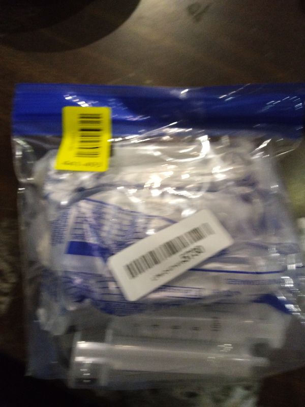 Photo 1 of 10ml/cc Syringes without Needle, Plastic Luer Slip Syringe No Rubber Ring, Reduce Mess, 20 Pack