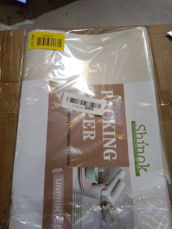 Photo 1 of 100 Sheets Packing Paper for Moving, Newsprint Paper for Packing Wrapping, Wrapping Paper for Packaging Glasses Dishes - Must Have Packing Supplies for Moving Box Filler(12 * 24in)