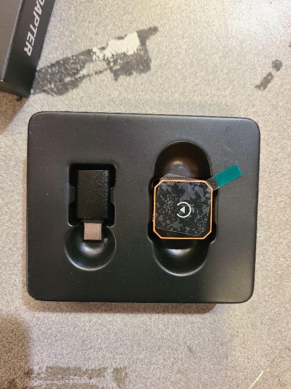 Photo 1 of 2026 Aimoon Mini Wireless CarPlay Adapter Upgrade Wired to Wireless for CarPlay & Android Auto Plug and Play Fast Auto-Reconnect Stable Control Zero Delay Car Play for iPhone iOS 10+ Android 11+