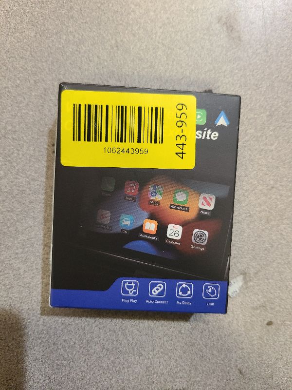 Photo 1 of 2026 Aimoon Mini Wireless CarPlay Adapter Upgrade Wired to Wireless for CarPlay & Android Auto Plug and Play Fast Auto-Reconnect Stable Control Zero Delay Car Play for iPhone iOS 10+ Android 11+