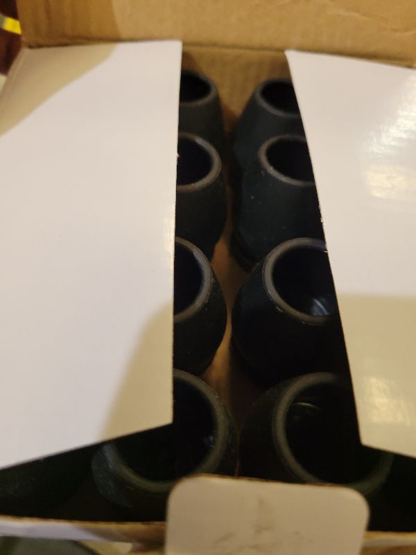 Photo 1 of 16PCS Small Chair Leg Floor Protectors, Metal Chair Leg Caps Covers Silicone Chair Feet Protectors for Wood Floors,Round Felt Furniture Pads Furniture Sliders for Hardwood Floors(Black,Fit 0.8"-1.05")