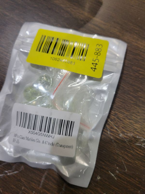 Photo 1 of 10Pcs Glass Marbles Glow in The Dark Multi-Color Luminous Marbles Marble Games and DIY Home Decoration Marble Runs Learning and Education (0.47 inch) (Transparent)