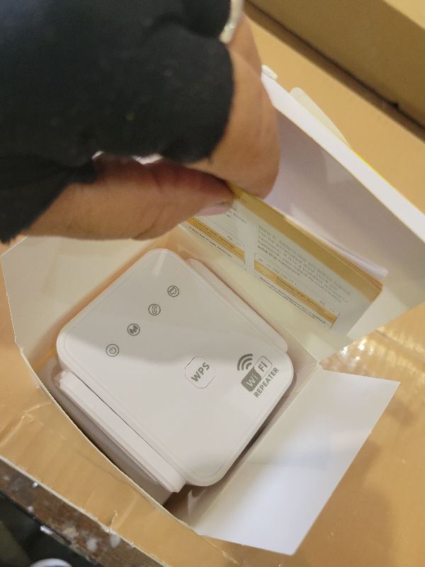 Photo 1 of 1200Mbps WiFi Extender Signal Booster for Home, Dual Band 5GHz/2.4GHz Wireless Internet Repeater with 4 External Antennas, Covers Up to 3600 Sq.ft & Supports 80 Devices, AP Mode with Ethernet Port