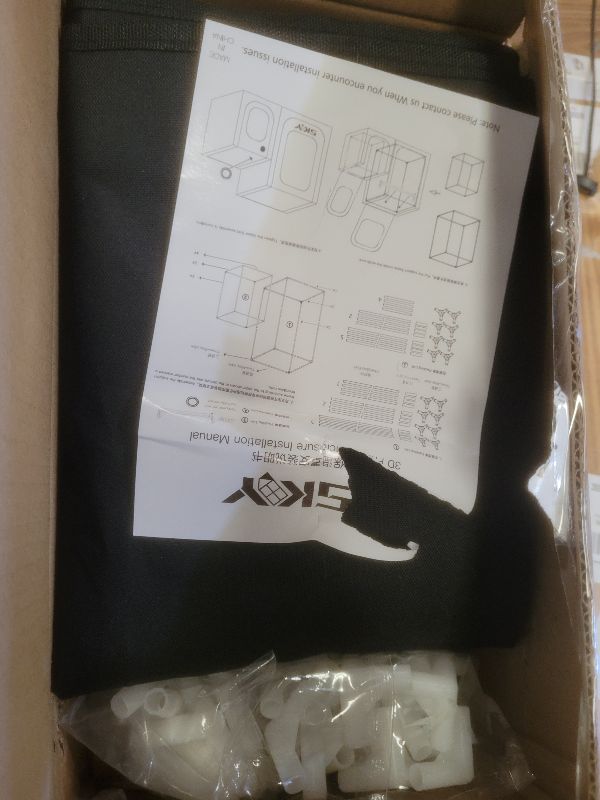 Photo 1 of 2 in1 3D Printer Enclosure with Storage Box LED Light,Thermo-Hygrometer, Fireproof Dustproof Tent Constant Temperature Protective Cover 820*600*720mm for Bambu Lab A1,A1 Mini,Ender3 Series, Ender3 Neo