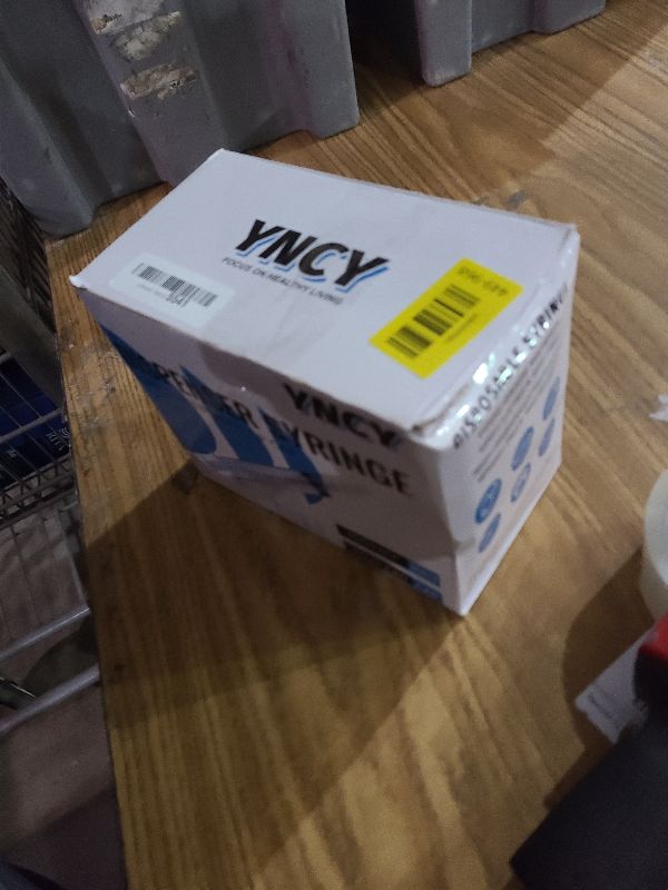 Photo 1 of 100 Pack 10ml Syringes with Cap, Luer Slip Tip, 10cc syringe Whole Pack Bulk Sterile Sealed, No Needle