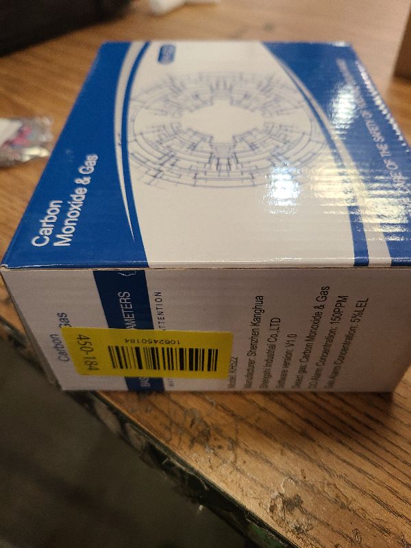 Photo 1 of 2 Pack Combination Gas & Carbon Monoxide Detectors - Plug in CO Alarm & Natural Gas Detector with Digital Display, CO Detector & Combustible Gas Detector for Home, Easy to Read
