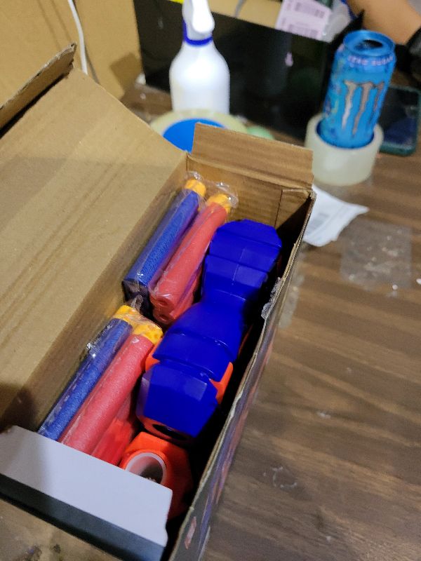 View 2 of 2 Pack Blaster Guns Boys Toy-with 60 Soft Foam Darts Bullets& 2 Wrist Bands-Valentines Gifts for Kids Hand Gun Toys Party Supplies for 3,4,5,6,7,8,9 Years Kids