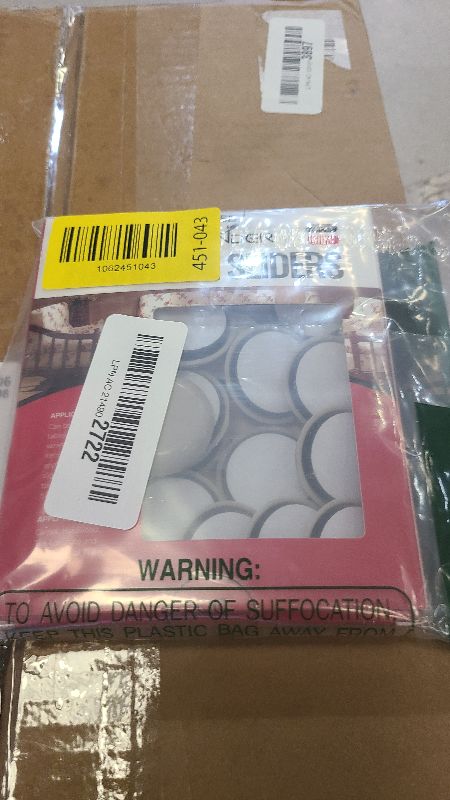 View 2 of 1-1/4" Furniture Sliders for Carpet & Hardwood Floors, 24PCS Furniture Pads for Quickly and Easily Move Any Item and Protect The Floor