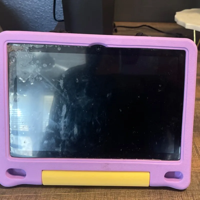 Photo 1 of 10.1’ Tablet with Kid-Friendly Case, Educational Apps, Strap Handle bundled