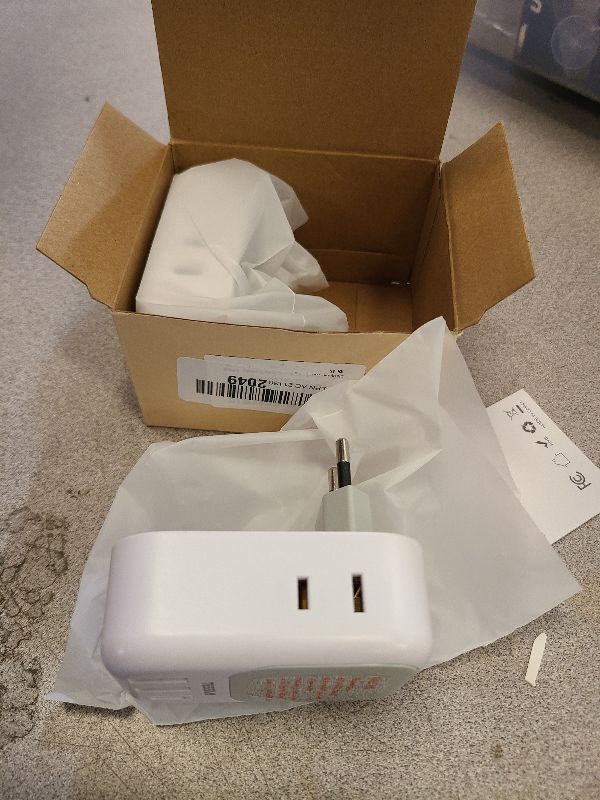 Photo 1 of 2 Pack European Plug Adapter USB C, TESSAN US to Europe Adapter 4 Outlets 3 USB Charger, Type C International Power Adaptor to Italy Spain France Portugal Iceland Germany, Europe Travel Essentials