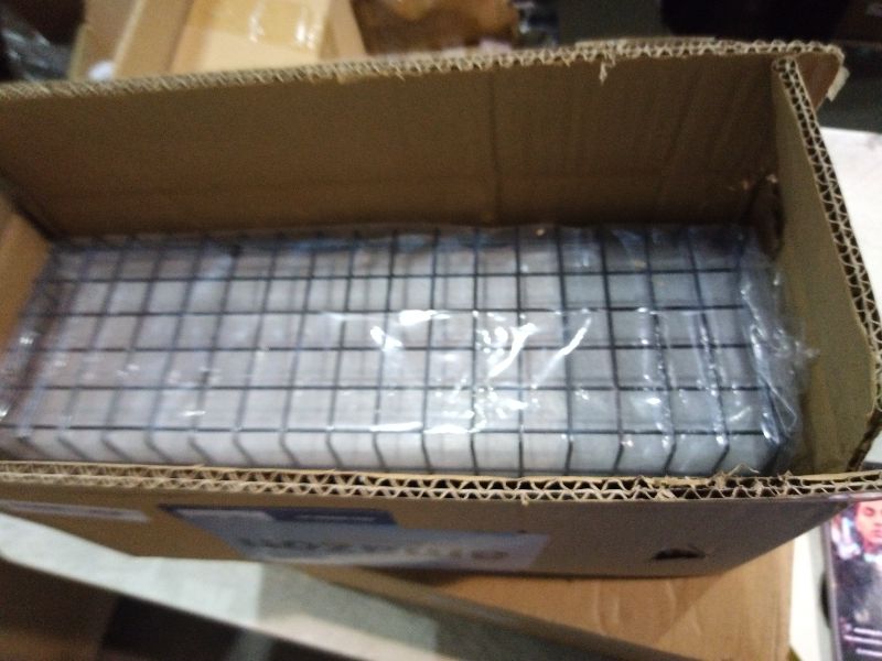 Photo 1 of 2 Sets Extra Large Hanging Wall Basket, Black Metal Wire Baskets with Steel Hooks for Organizing, WallmountedFruit Vegetable Toy Snack Storage, Home Kitchen Bathroom Laundry Pantry Organizer