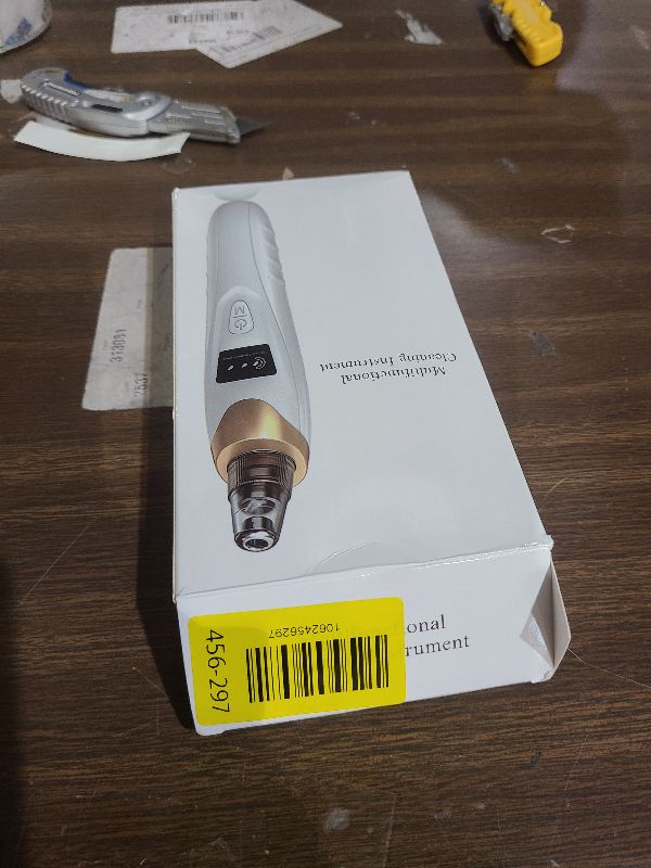 Photo 1 of 2026 Blackhead Remover with 5 Suction Heads & 4 Gold Extractor Needles, Electric Blackhead Vacuum Pore Vacuum for Deep Facial Cleaning, USB Rechargeable for Women & Men-Khaki