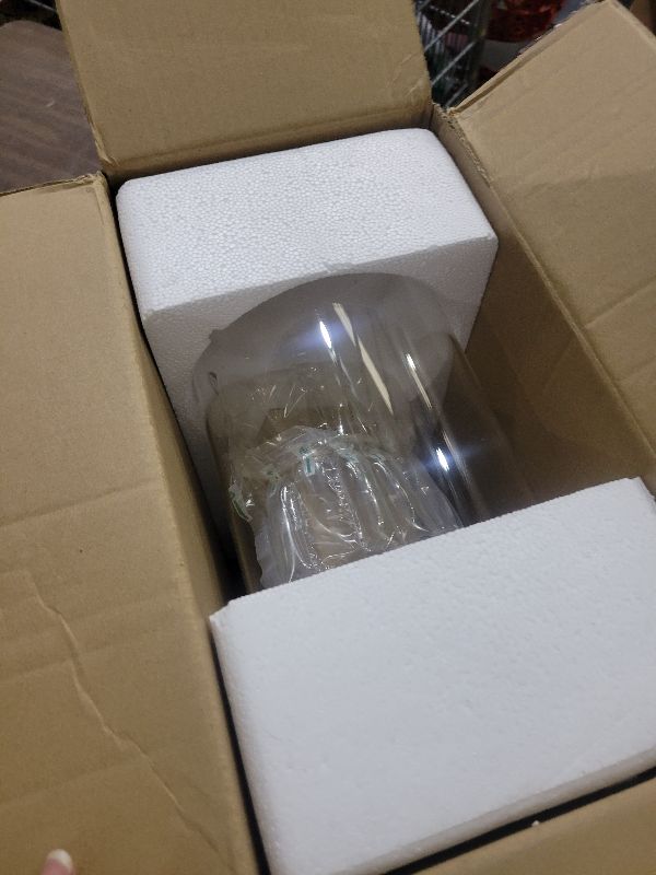 Photo 1 of 2 PCS 1.5 Gallon Drink dispenser, Glass Beverage Dispenser With Wood Stand, Large Water Drink Dispensers for Parties With Stainless Steel Spigot, Ideal for Lemonade,Juice, Tea, and Party Drinks