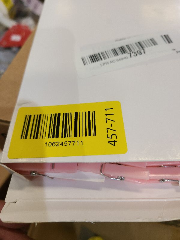 Photo 1 of 100PCS Baby Shower Clothespins Games Girl Plastic Clothes Pin with Waterproof Bag Mini Pink Pin Bulk 1.37 inch for Party Decorations, DIY Crafts