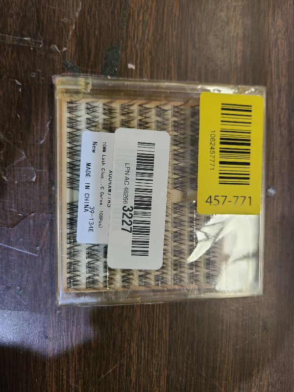 Photo 1 of 10MM Lash Clusters Natural Eyelash Clusters Clear Band Cluster Eyelash Extensions Wispy Cluster Lashes Short Individual Lashes Extensions DIY Lashes Pack (CC Curve, 108Pcs)