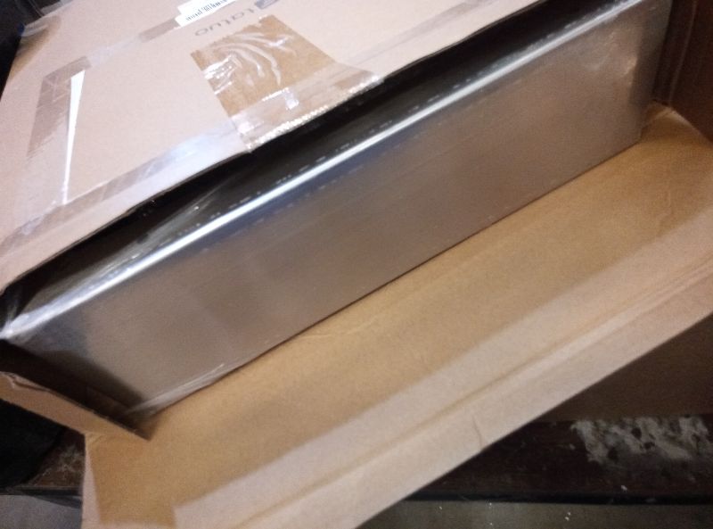 Photo 1 of 2 Pieces Stainless Steel Microwave Trim Kit 3'' Wide Built in Microwave Side Panel Filler Kit for Range Kitchen Countertop Oven with Screws 15.75" H x 11" D(Silver)
