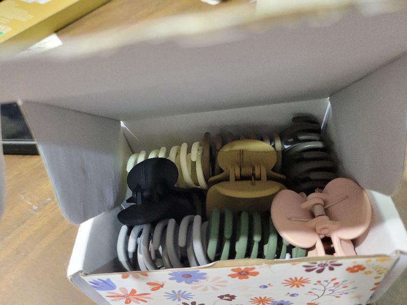 Photo 1 of 1.6" Matte Small Double Row Teeth Hair Clips for Women - Strong Hold Jaw Clamps for Thin, Fine & Thick Hair