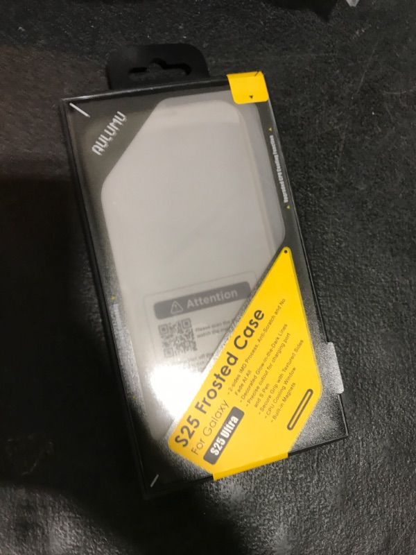 Photo 1 of Aulumu S25 Ultra Galaxy Magnetic Case | Thermal IMD Technology | Compatible with MagSafe | Passive Cooling Samsung Galaxy S25 Ultra Case - Translucent White