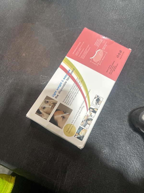 Photo 1 of 100 PCS Microblading Makeup Shower Face Shields Visors, Disposable Face Shields Masks for Hairspray Salon Supplies and Eyelash Extensions Eye Eyelid Surgery Aftercare