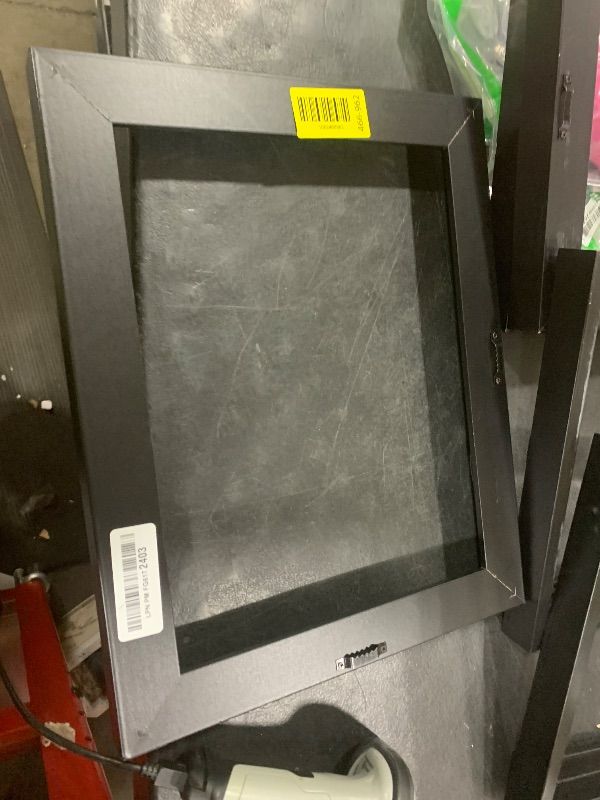 Photo 1 of Americanflat 11x14 Canvas Floating Frame with Adhesive Strips Included - Vertical and Horizontal Floating Frame for Artwork - Canvas Frames for Wall Display - Black