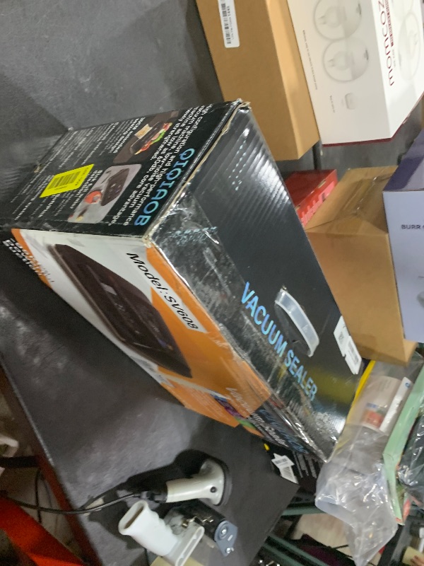 Photo 1 of Vacuum Sealer Machine, Updated Powerful 95KPa Commercial Food Saver with Double Seal for 2X Strength, Built-in Cutter, Bags Storage & Easy-Lock Handle, Includes Free Bags (1 Roll + 10 Pre-cut) Black