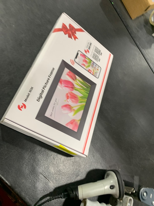 Photo 1 of BIGASUO Digital Picture Frame, 10.1" Frameo Digital Frame WiFi with 32GB Memory, 1280x800 IPS Touch Screen, Send Photos/Videos from Your Phone Anywhere, Photo Gifts for Parents and Grandparents