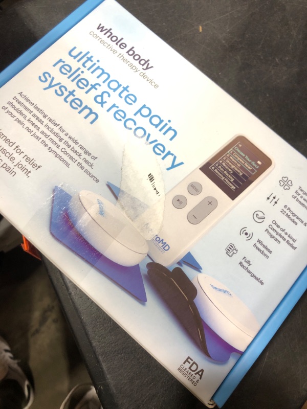 Photo 1 of NeuroMD Wireless TENS Unit Muscle Stimulator for Pain Relief | TENS Machine with Electrode Pads | 5-Step Complete Relief Program with EMS Technology for Back Pain, Muscle Strengthening, and Sciatica