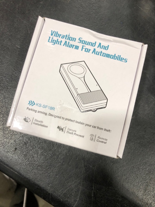 Photo 1 of 108dB Car Alarm System, Car Anti-Theft Vibration Sensor Alarm & Red Light, 2 Wireless Remote, Anti Theft Vehicle Device with Magnetic Install Design for RV, SUV, Truck (Upgrade 4.0)