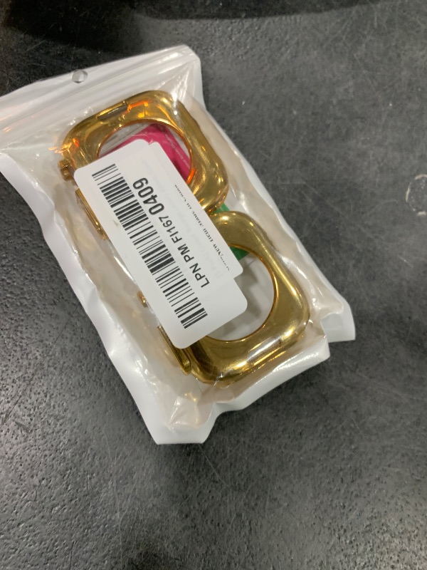 Photo 1 of [2 Pack] Goton Bumper Case for Apple Watch 49mm, [No Screen Protector] Slim Soft TPU Shockproof Case Cover Bumper Protector Accessories for iWatch Ultra 3/Ultra 2/Ultra, 49mm Gold+Gold