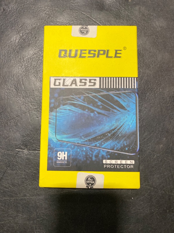 Photo 1 of [3 Pack] QUESPLE Purple Privacy Screen Protector for iPhone 13/iPhone 13 Pro/iPhone 14 6.1 inch, Cool Colorful Anti Spy Full Coverage Tempered Glass, Anti Peeping, Easy Installation Kit, Case Friendly