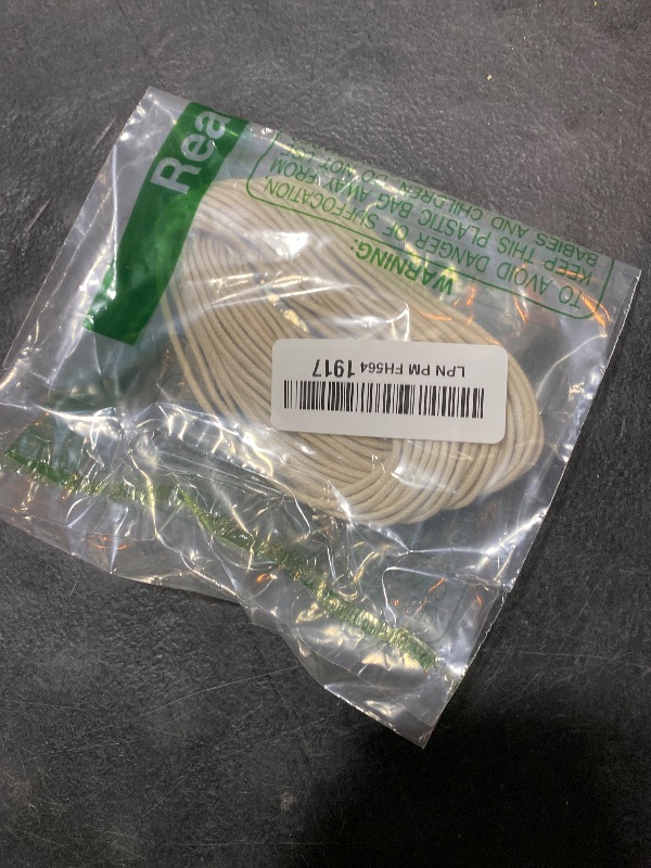 Photo 1 of 10M (33 ft) Oil Lamp Wicks Replacement 2mm Round Candle Wick Braided for Alcohol Lamps and Candles, DIY Handmade Candle Making Supplies