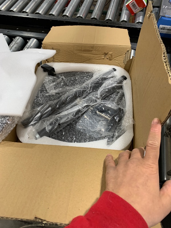 Photo 1 of 10X Rectangle Magnifying Glass with Light and Stand, 24" Flexible Gooseneck 3-in-1 Floor Lamp, 5 Color Modes Stepless Dimmable, LED Lighted Hands Free Magnifier for Reading Crafts Painting Close Work