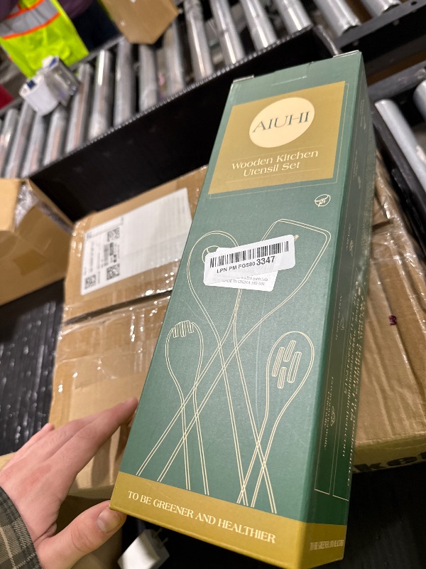 Photo 1 of 10 Pack Wooden Utensils for Cooking, Wood Utensil Set for Kitchen, Teak Wooden Spoon for Cooking, Non-Stick Spatula Ladle