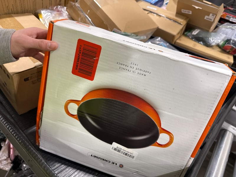 Photo 1 of Le Creuset Enameled Cast Iron Signature Everyday Pan, 11", Peche