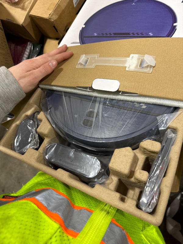 Photo 1 of Robot Vacuum and Mop Combo, 2-in-1 Mopping Robot Vacuum Cleaner with 2300Pa Suction, 2.87'' Slim Design, Wi-Fi/App/Voice Control, 3D Obstacle Avoidance&Self-Charging for Hard Floors, Carpets, Pet Hair