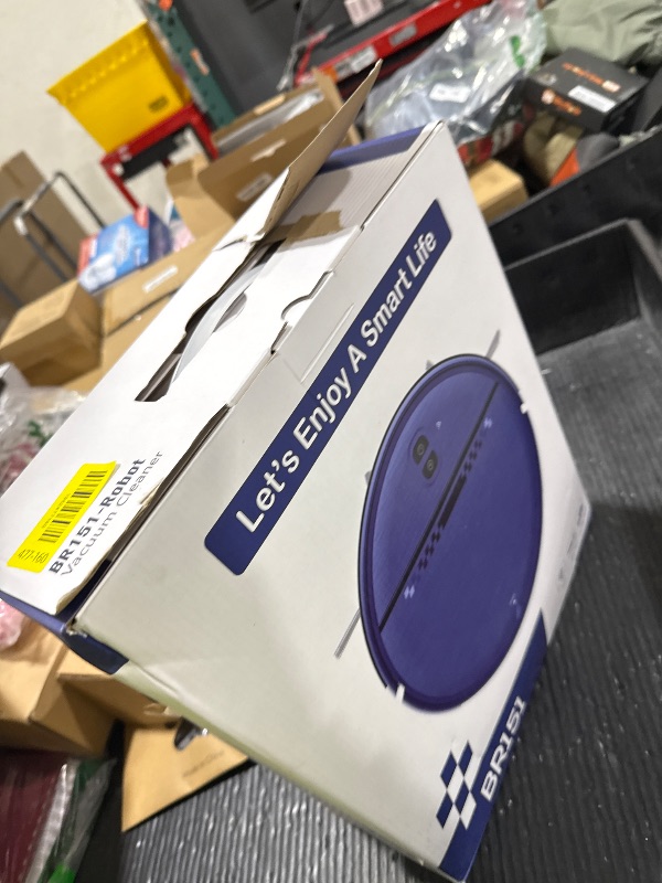 Photo 1 of Robot Vacuum and Mop Combo, 2-in-1 Mopping Robot Vacuum Cleaner with 2300Pa Suction, 2.87'' Slim Design, Wi-Fi/App/Voice Control, 3D Obstacle Avoidance&Self-Charging for Hard Floors, Carpets, Pet Hair