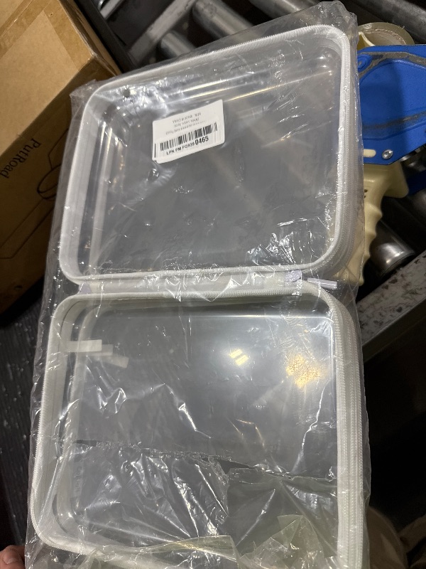 Photo 1 of CoiiJoii 3PCS Large Clear Hard Shell Zippered Case, Diaper Bag Organizing Pouches, Waterproof Cosmetic Bag, Kid's Toy Storage Organizer Bins, Pencil Case, Christmas Storage Bins