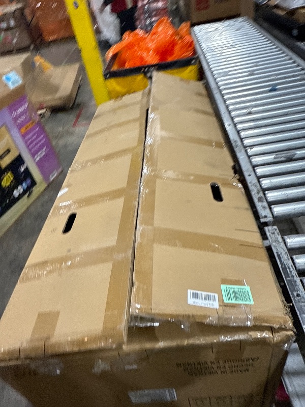 Photo 1 of Loveseat Recliner Sofa, Flip Middle Backrest Design 3 Seat Reclining Sofa with Storage Drawer, USB Ports & Cup Holders, Manual Couch for Living Room/RV (Gray)