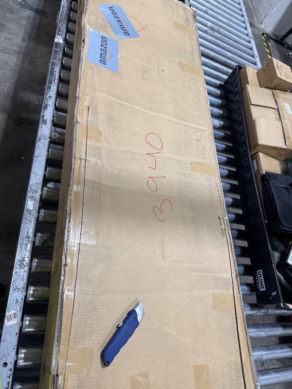 Photo 1 of 4 Inch queen Size Bed Frame, Heavy Duty Metal Platform Low Bed Frame Full, No Box Spring Needed, Noise Free, Easy Assembly, Black