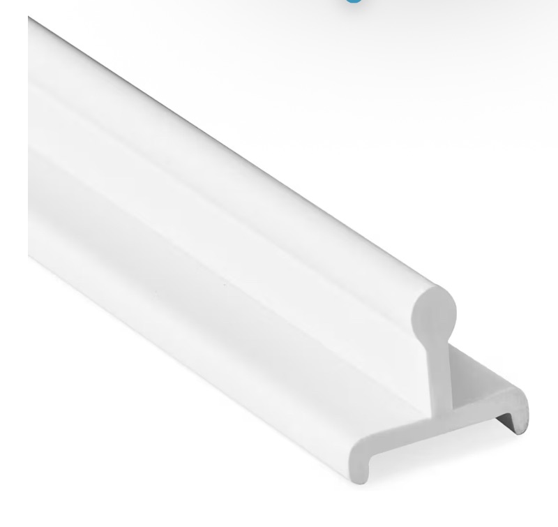 Photo 1 of 1 Pcs Sliding Screen Door Replacement Track 72 Inch Vinyl Bottom Track Sliding Door Screen Replacement Rail