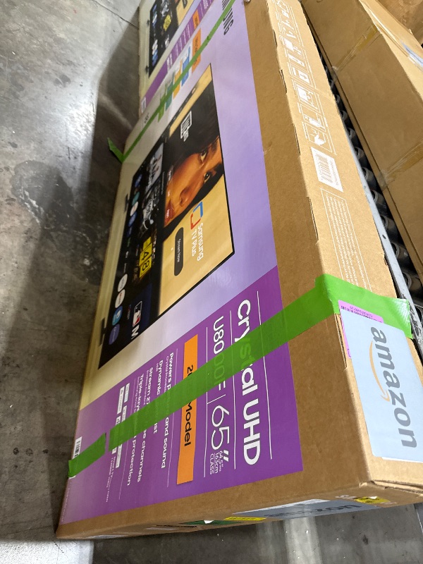 Photo 1 of PARTS ONLY ---------------------------------------------------------------------------------------------------------------------------------------------------------------------------------------------Samsung 65-Inch Class Crystal UHD U8000F 4K Smart TV (2