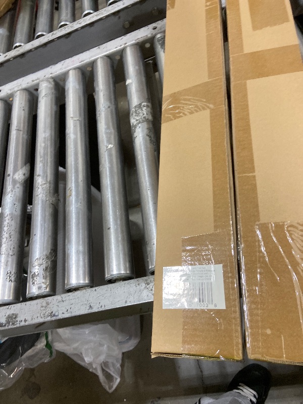 Photo 1 of Stockton 26-48 Inch Adjustable Curtain Rod Set, 5/8 Inch Diameter in Antique White