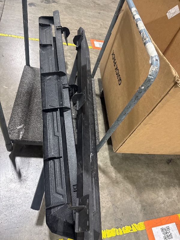 Photo 1 of YITAMOTOR Drop Side Steps Compatible with 2019-2026 Chevy Silverado/GMC Sierra 1500, 2020-2026 Silverado/Sierra 2500HD 3500HD Crew Cab, Off-Road Running Boards, Black Powder Coated Nerf Bars