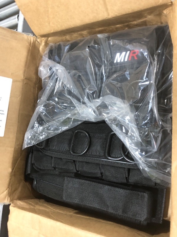Photo 1 of MIR PRO Weighted Vest With Zipper Option 45lbs - 90lbs Solid Iron Weights