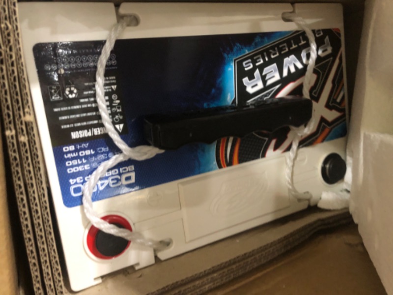 Photo 1 of XS Power D3400 XS Series 12V 3,300 Amp AGM High Output Battery with M6 Terminal Bolt