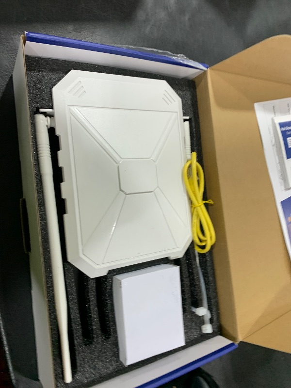 Photo 1 of AX1800 Outdoor WiFi 6 Extender, High Power Outdoor WiFi Extender Signal Booster, Long Range Outdoor WiFi Access Point, IP67 Weatherproof, PoE Power Supply, for Starlink, Cameras, Patio, Camping,RV