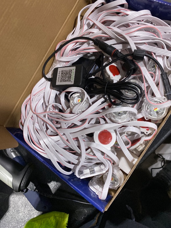 Photo 1 of 100FT Permanent Outdoor RGB Lights - IP67 Waterproof Smart 50 LEDs Eaves Lights with App/Remote Control,for Christmas and All Holiday Decor,Daily and Accent Lighting,House Roof,Garden Lighting