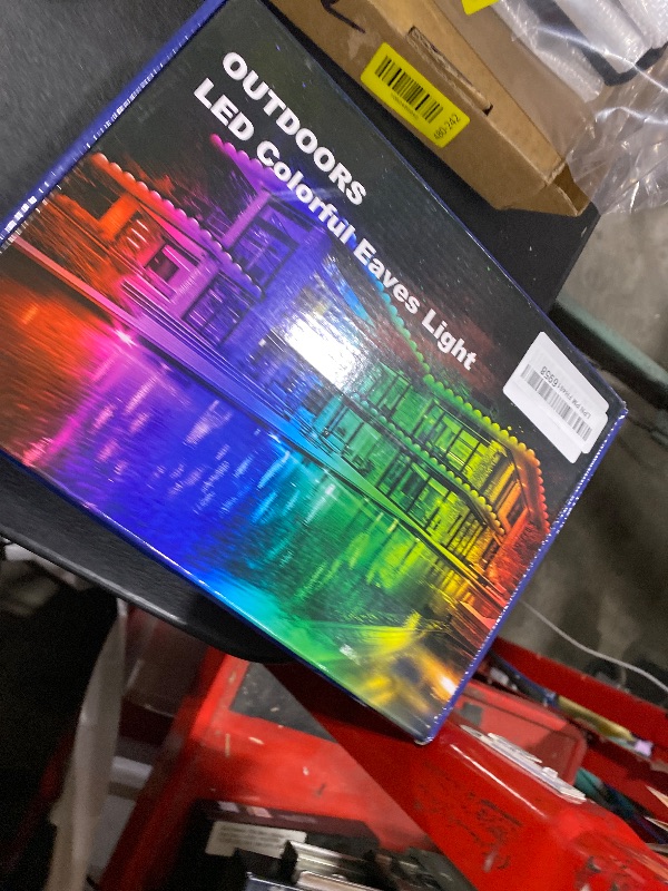 Photo 1 of 100FT Permanent Outdoor RGB Lights - IP67 Waterproof Smart 50 LEDs Eaves Lights with App/Remote Control,for Christmas and All Holiday Decor,Daily and Accent Lighting,House Roof,Garden Lighting